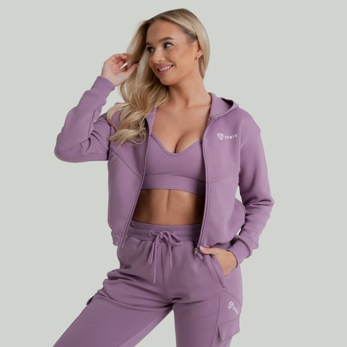 Hoodie für Frauen ZOA Zip-Up in Orchid - STRIX XL