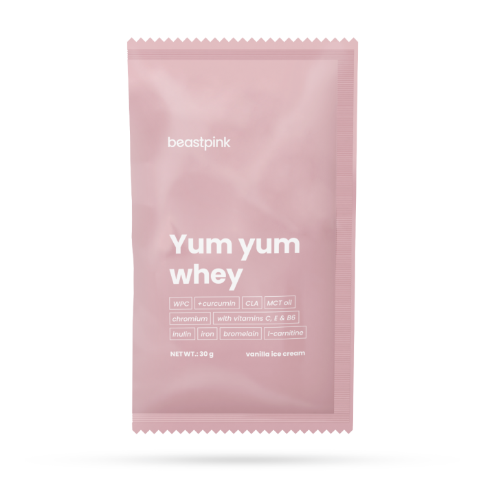 Yum Yum Whey Probe - BeastPink 30 g - caramel biscuit