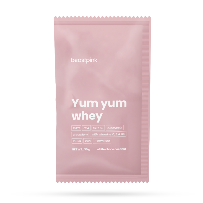 Yum Yum Whey Probe - BeastPink 30 g - caramel biscuit