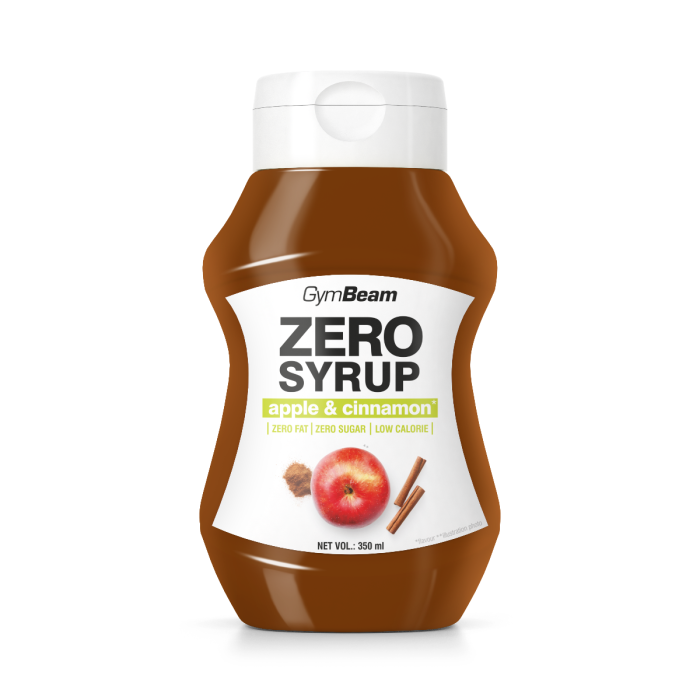 ZERO SYRUP Apfel & Zimt - GymBeam 350 ml