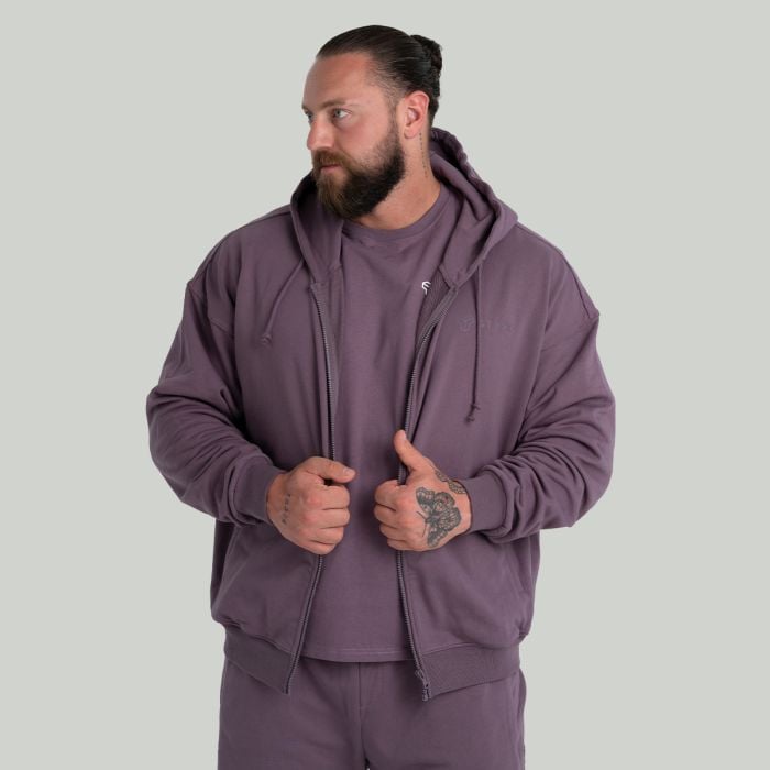 Hoodie mit Reißverschluss in Dusk - STRIX XXL
