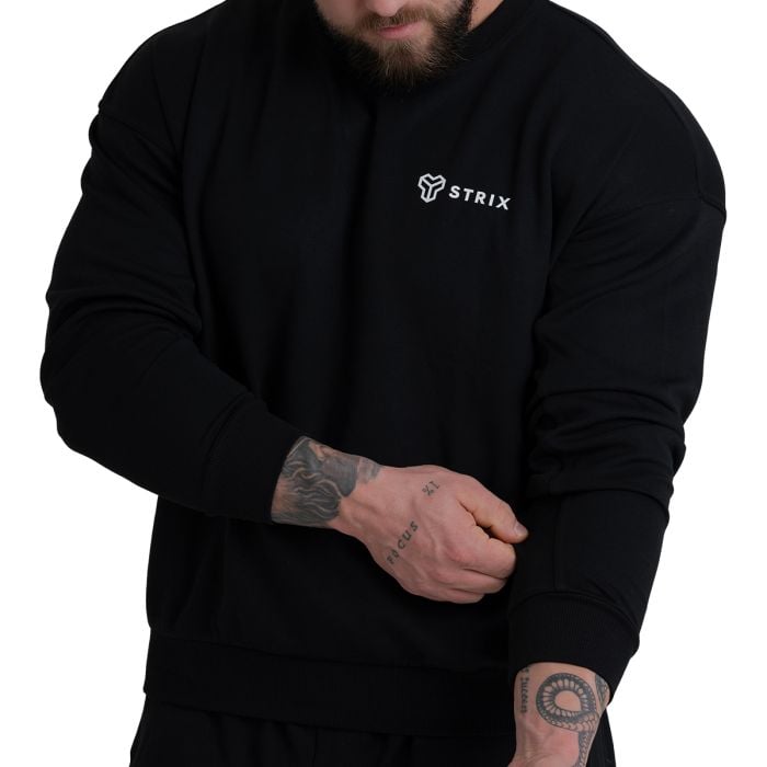 Sweatshirt Relaxed ZOA in Black - STRIX XL