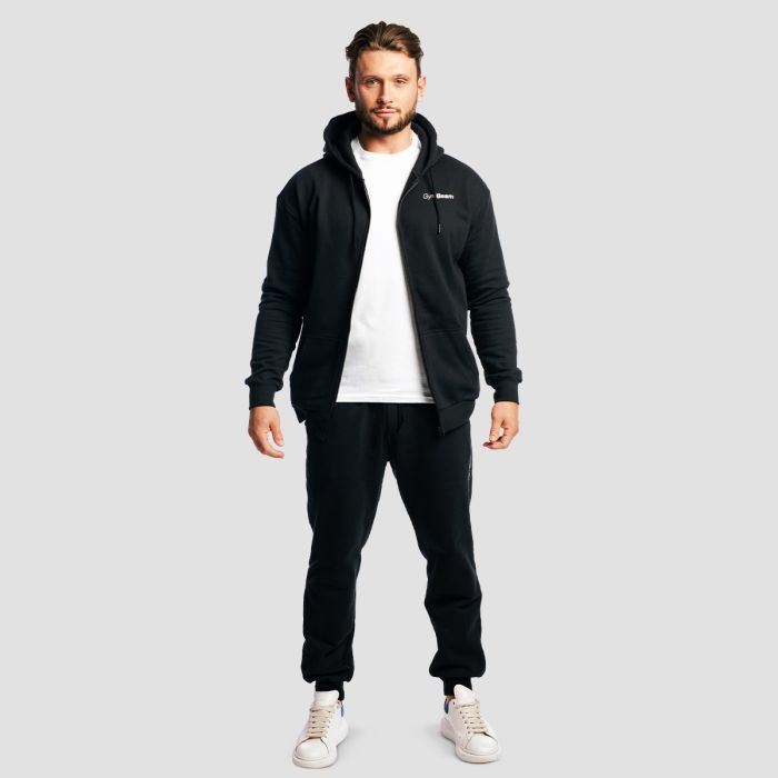 Zone Zip Up Hoodie Black - GymBeam XL