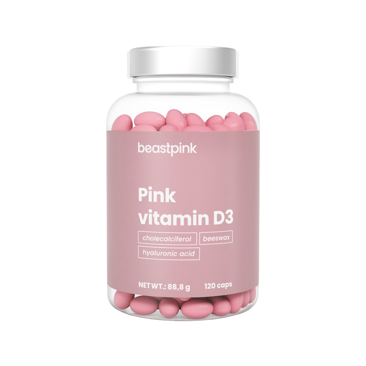 Pink Vitamin D3 2000 IU - BeastPink