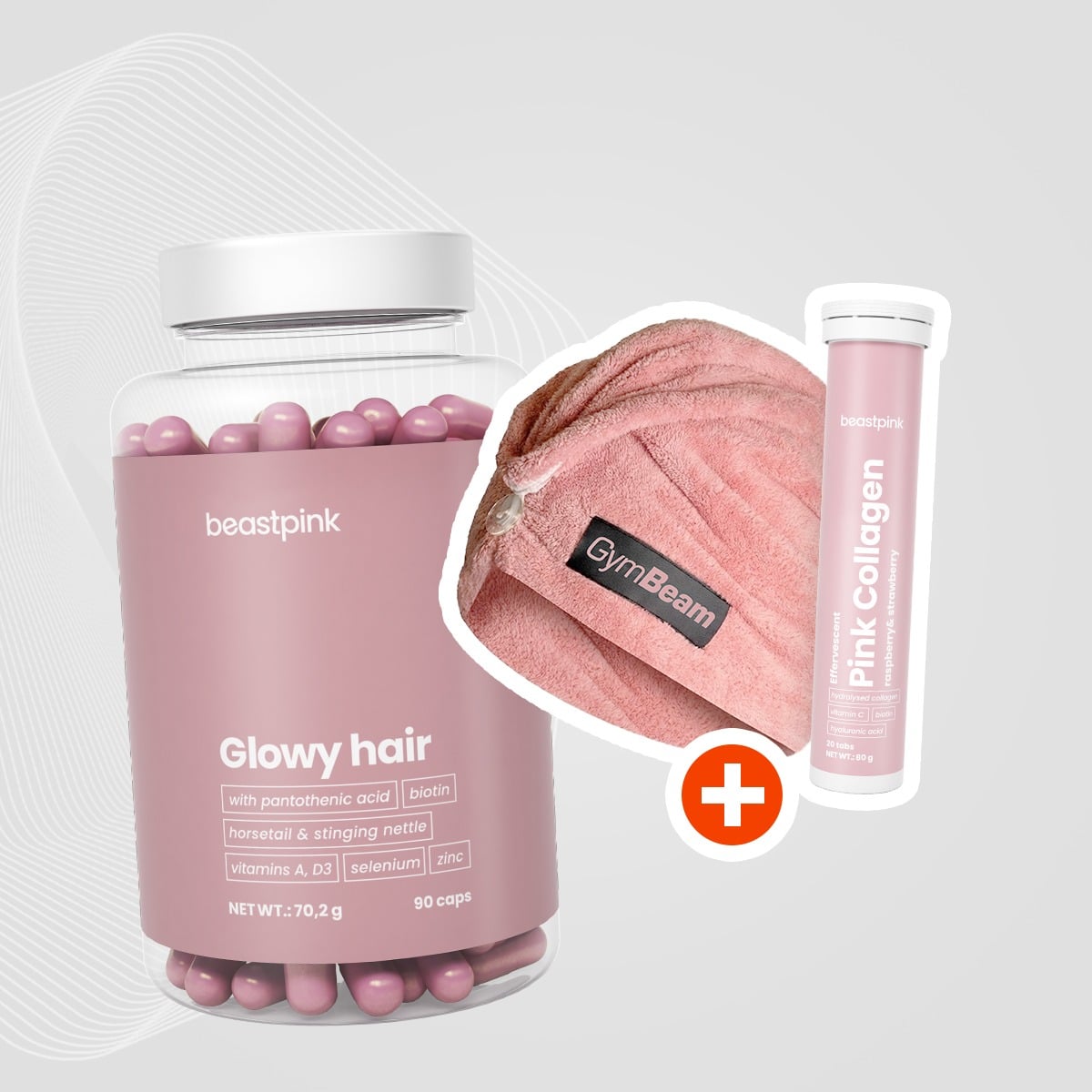 Glowy Hair - BeastPink + Geschenke