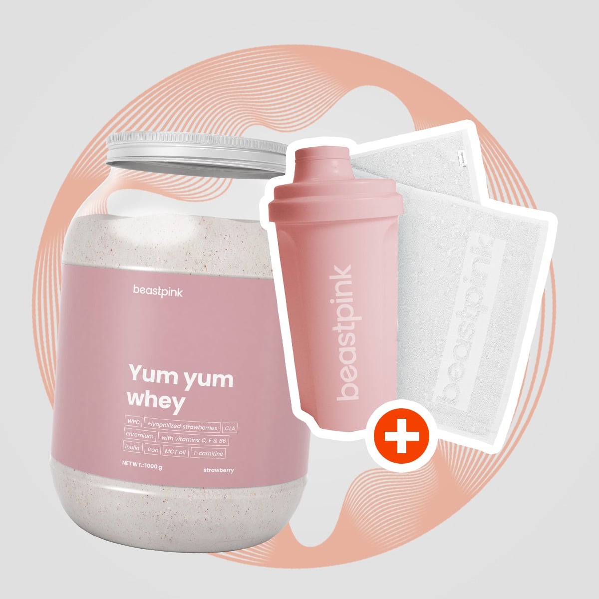 Yum Yum Whey - BeastPink + Geschenke