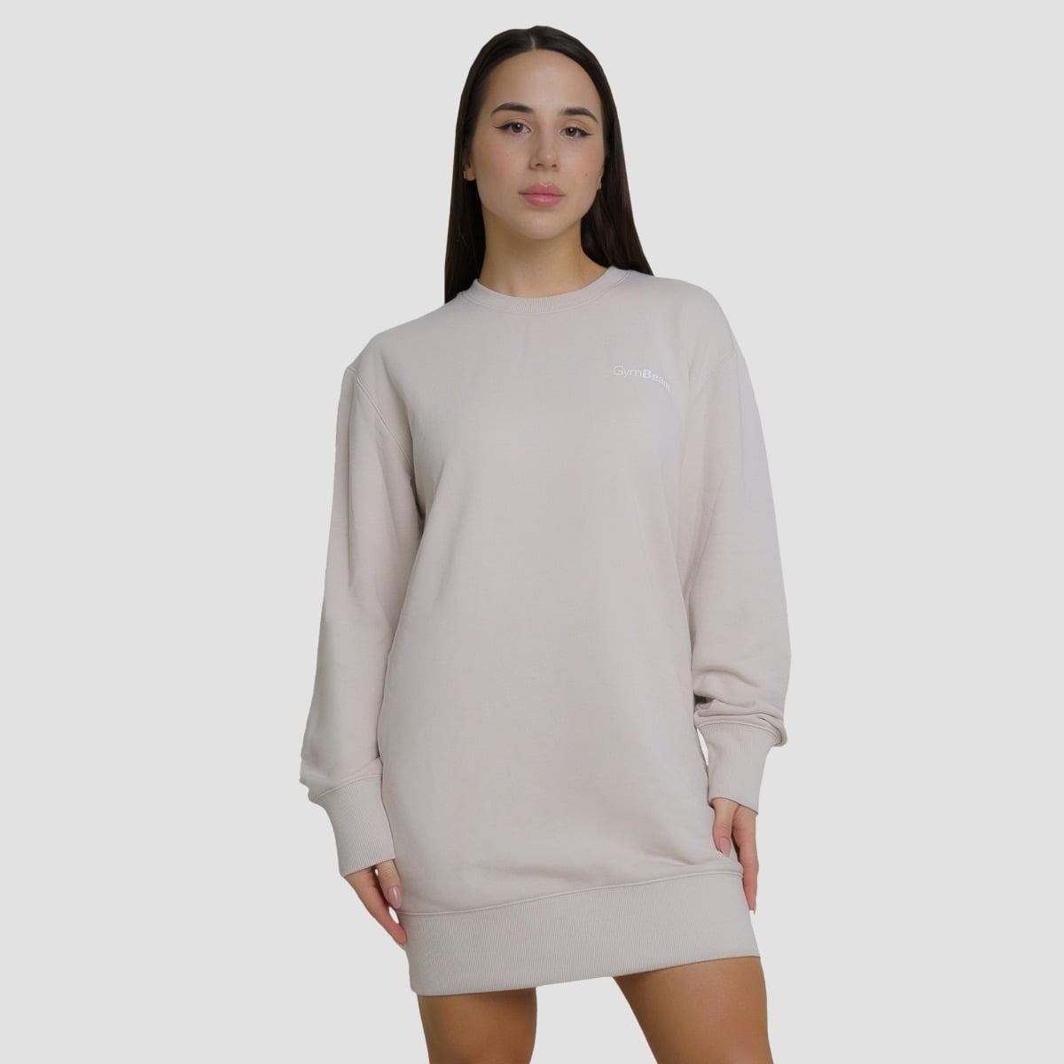Agile Longline-Sweatshirt für Frauen Desert - GymBeam