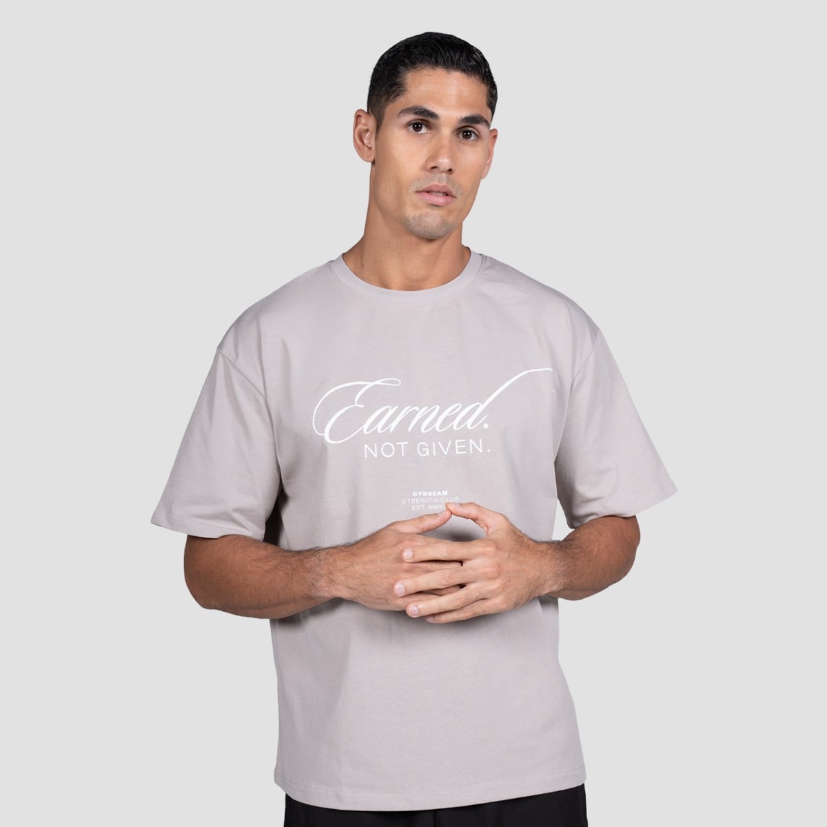 Earned T-Shirt in Gray - GymBeam