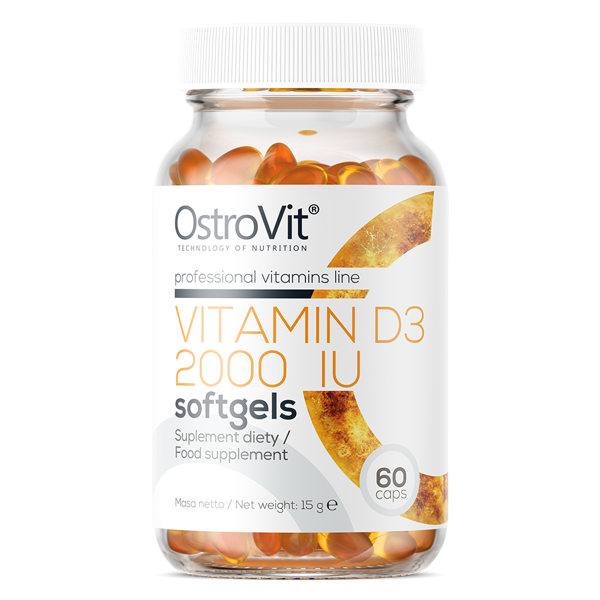 Vitamin D3 2000 IU Softgels - OstroVit