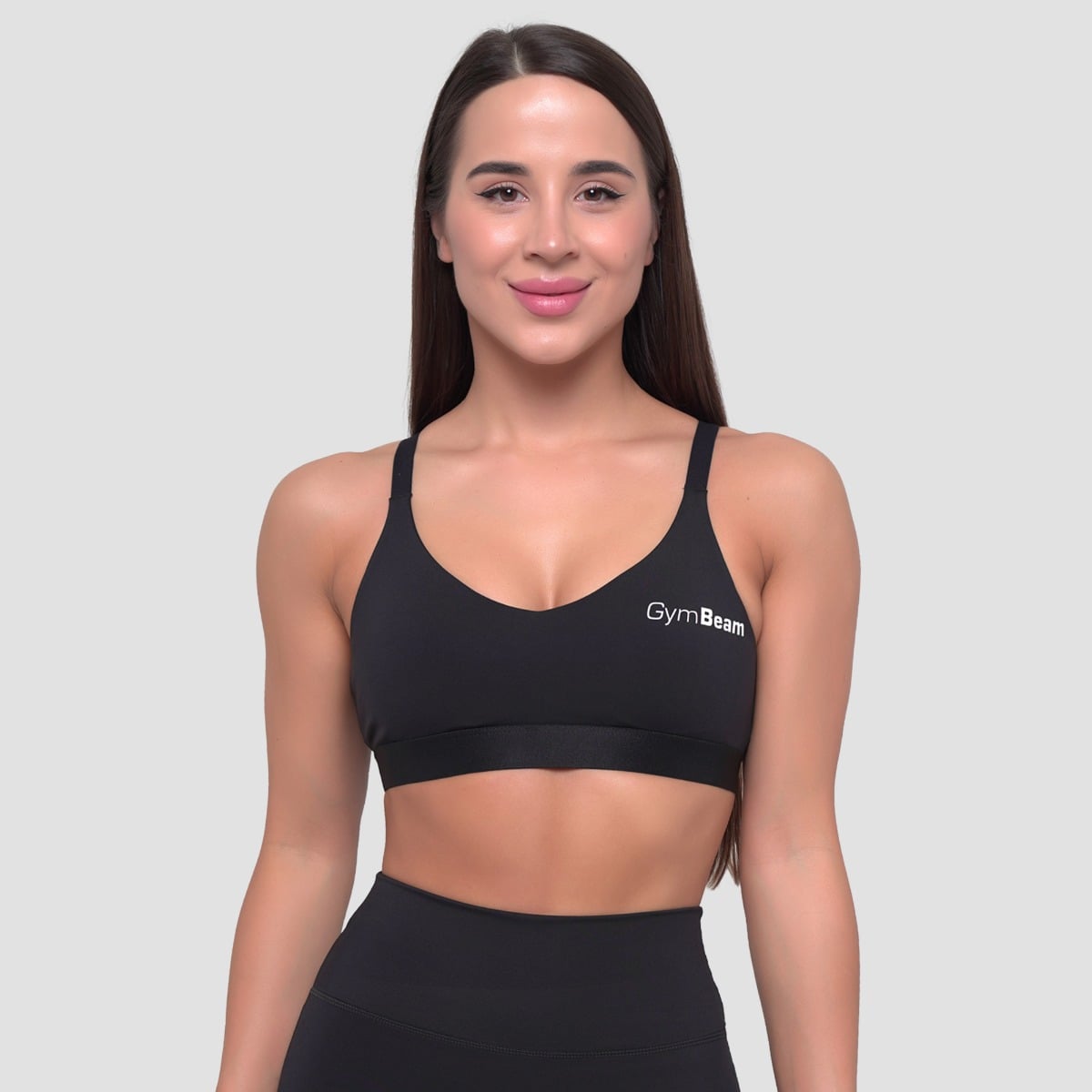 Essence String Sport-BH in Black - GymBeam