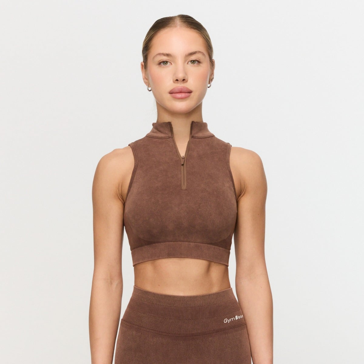 Fierce Seamless Sport-BH in Brown - GymBeam