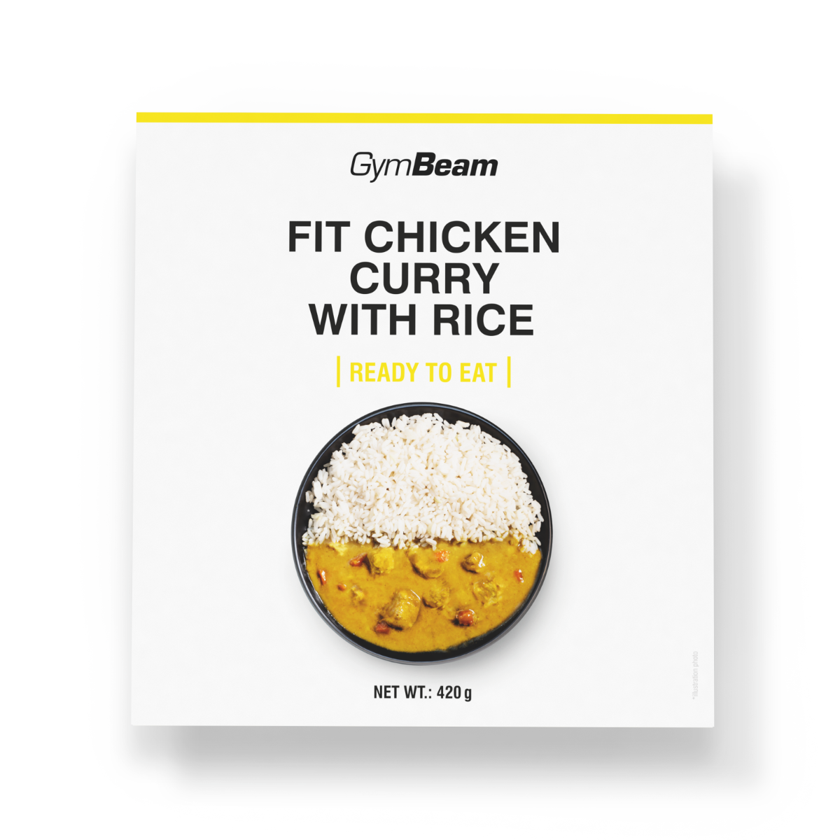 FIT Hähnchen-Curry mit Reis (Fertiggericht) - GymBeam
