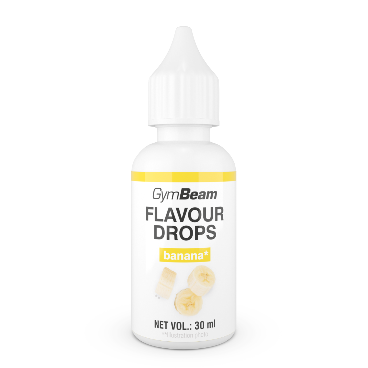 GymBeam Flavour Drops 30 ml Banane