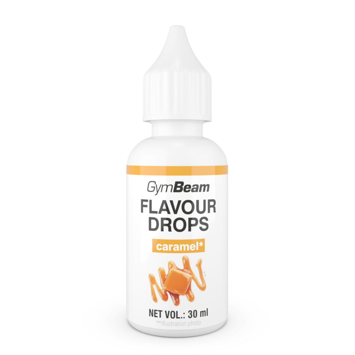 GymBeam Flavour Drops 30 ml Karamell