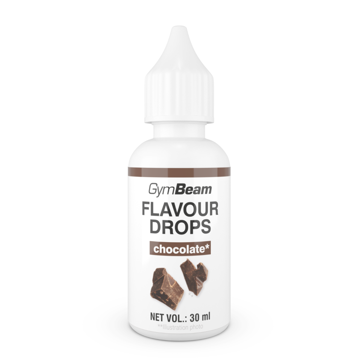 GymBeam Flavour Drops 30 ml Cioccolato