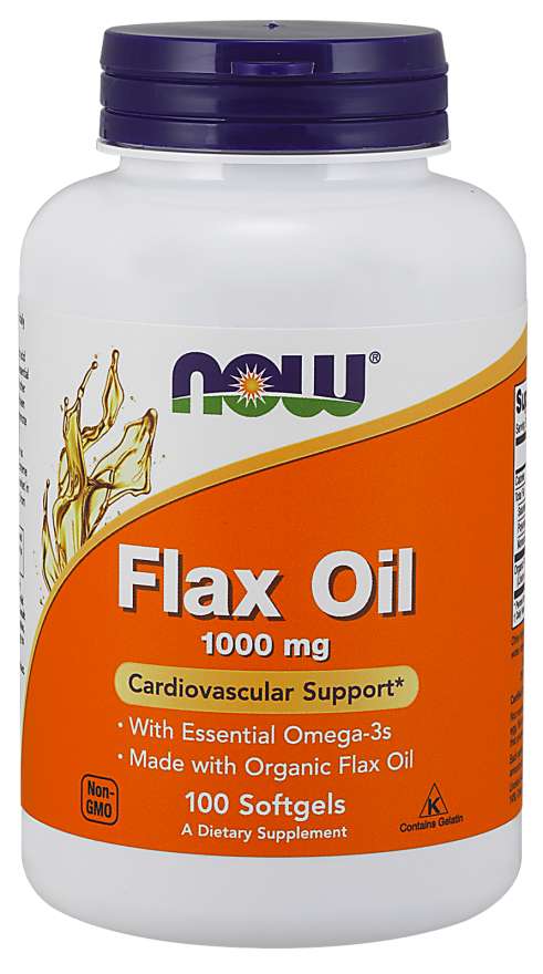 Flachsöl 1000 mg - NOW Foods