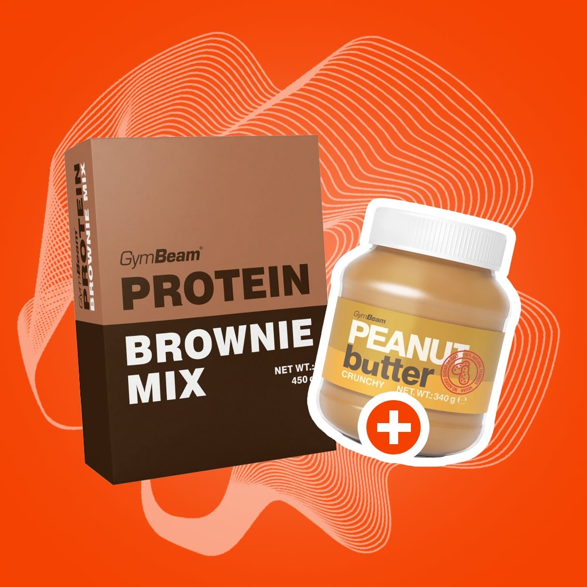 Protein Brownie Mix - GymBeam + geschenk