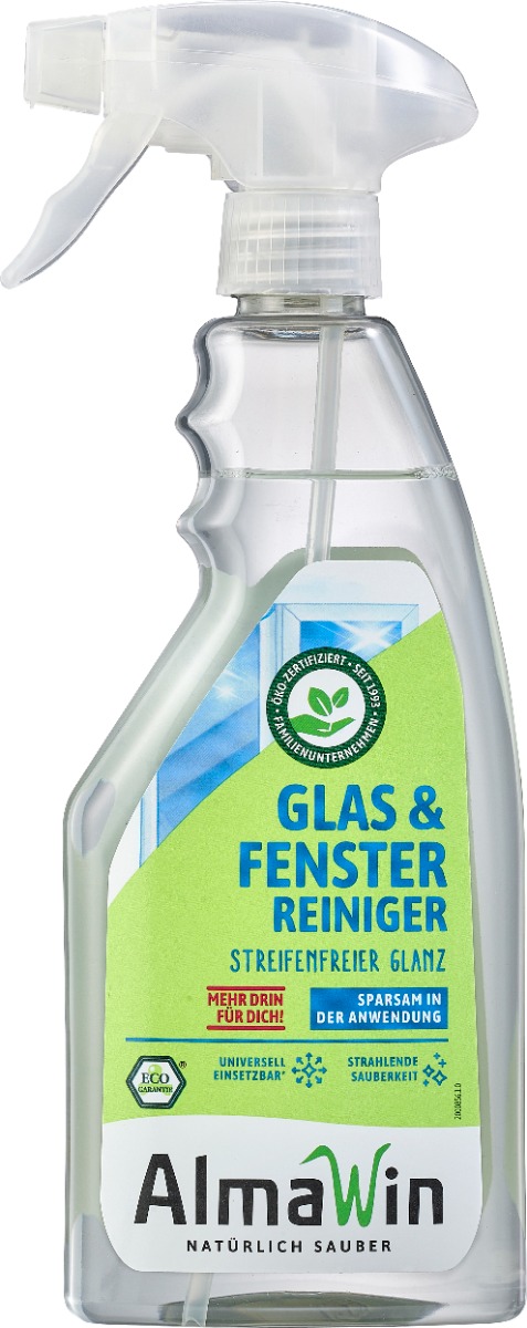 Reiniger für Fenster und Glasflächen 500 ml – AlmaWin