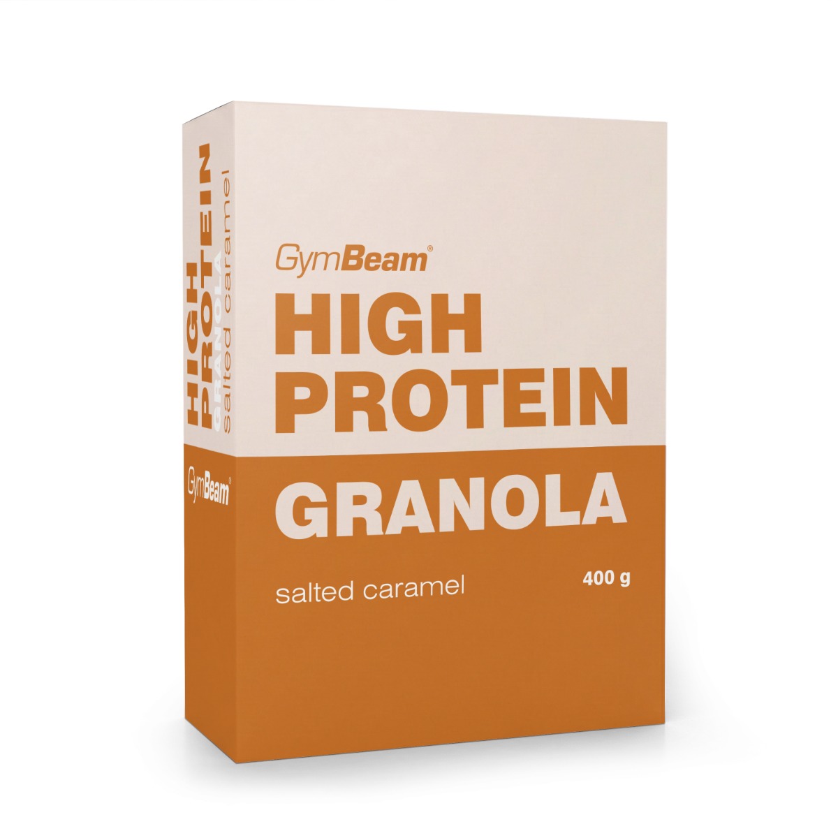 GymBeam High Protein Granola 400 g Salted Caramel