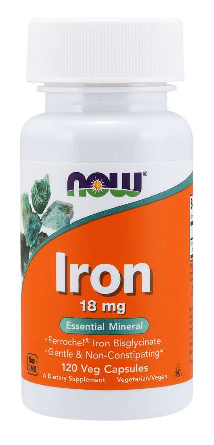 Eisen 18 mg - NOW Foods