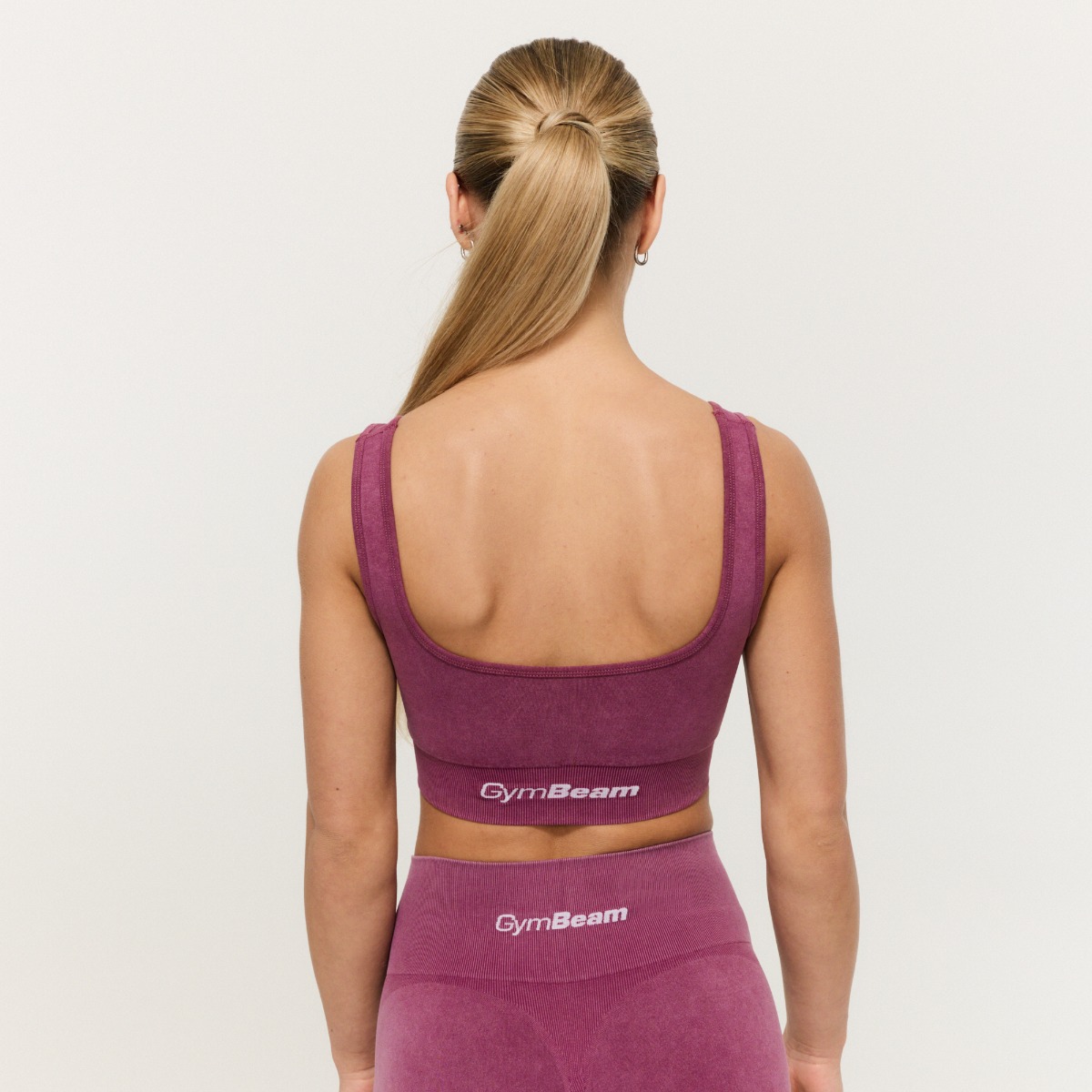 LIFT Nahtloser Sport-BH in Plum - GymBeam