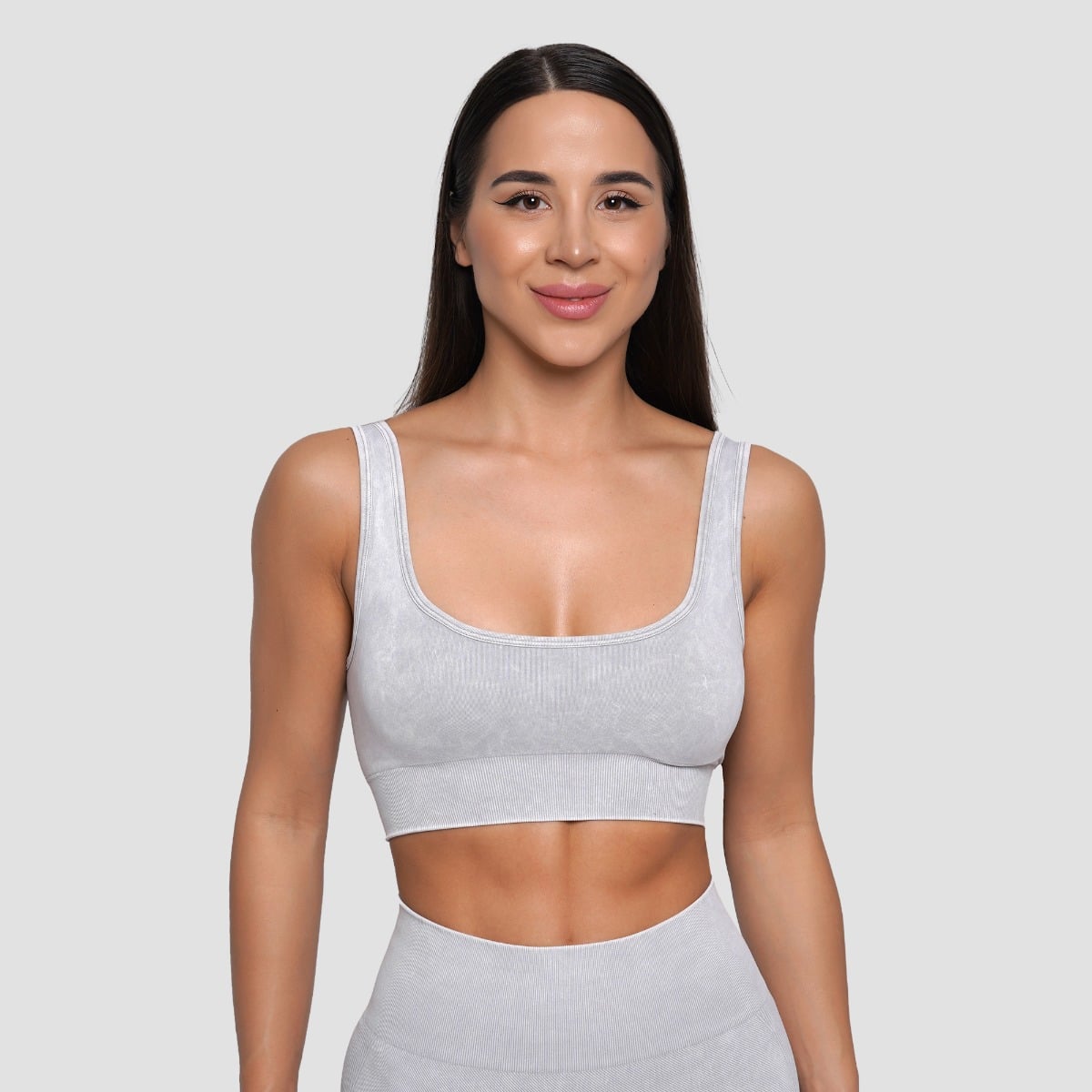 LIFT Nahtloser Sport-BH in Grey - GymBeam