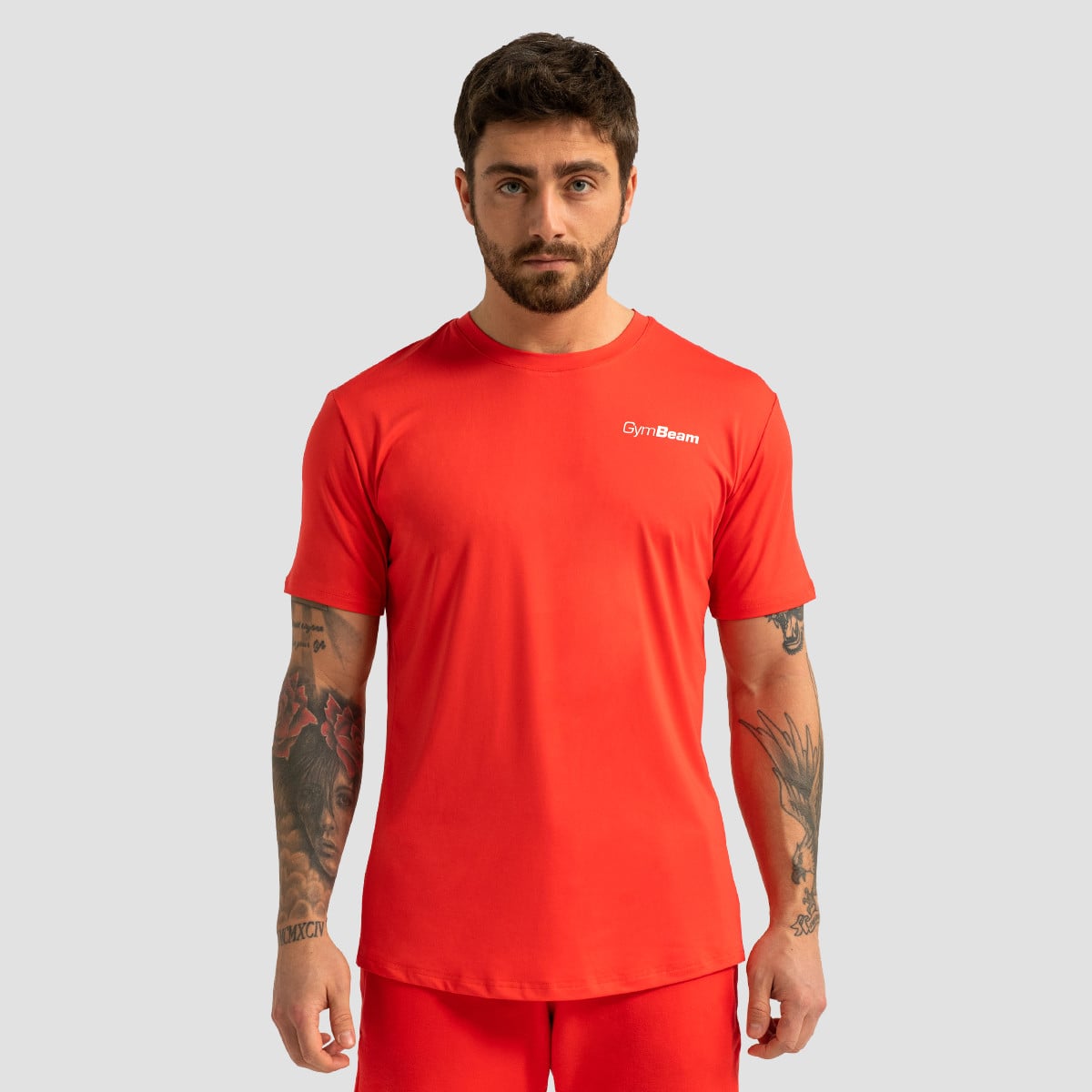 Limitless Sport T-Shirt für Männer in Hot Red – GymBeam