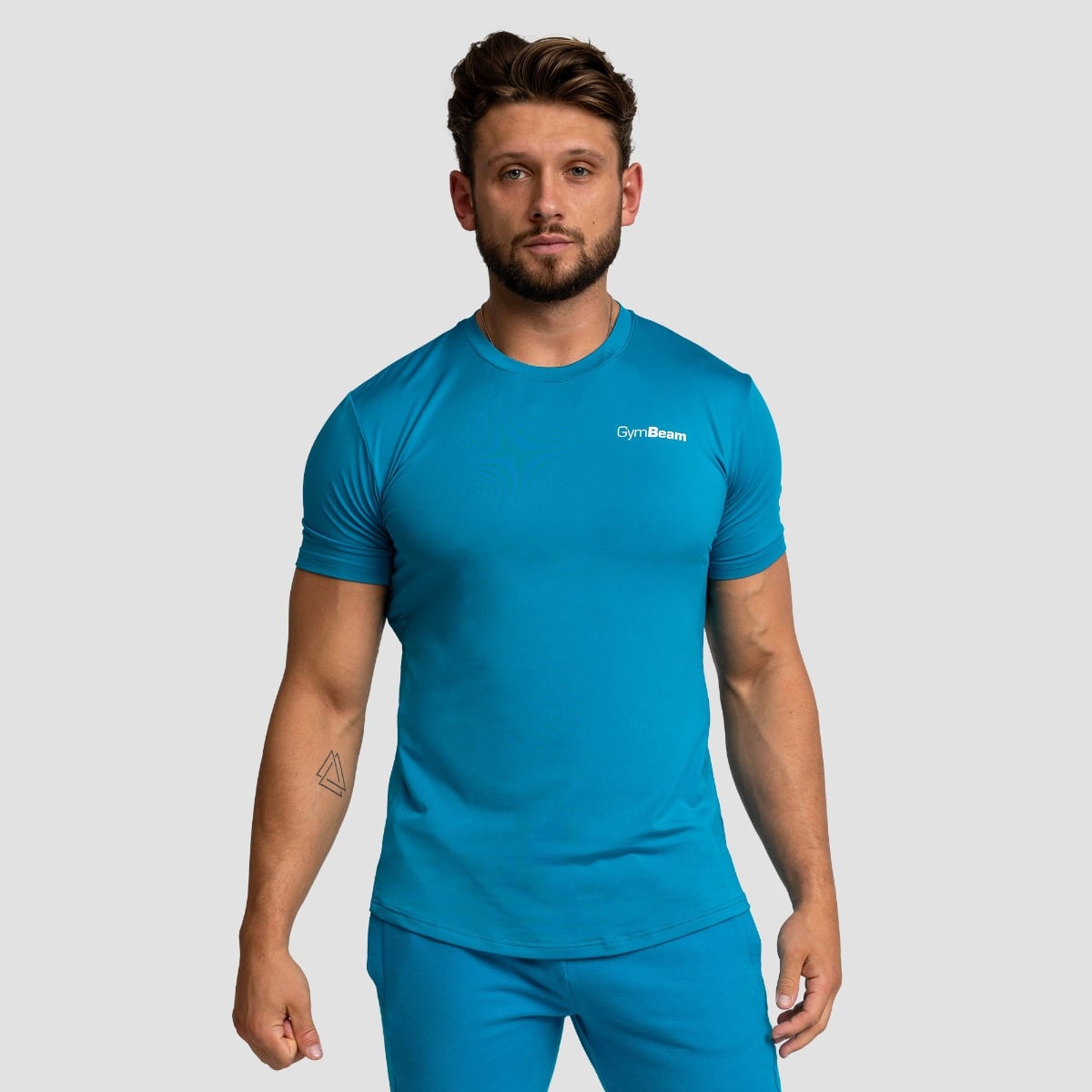 Limitless Sport T-Shirt für Männer in Aquamarine - GymBeam