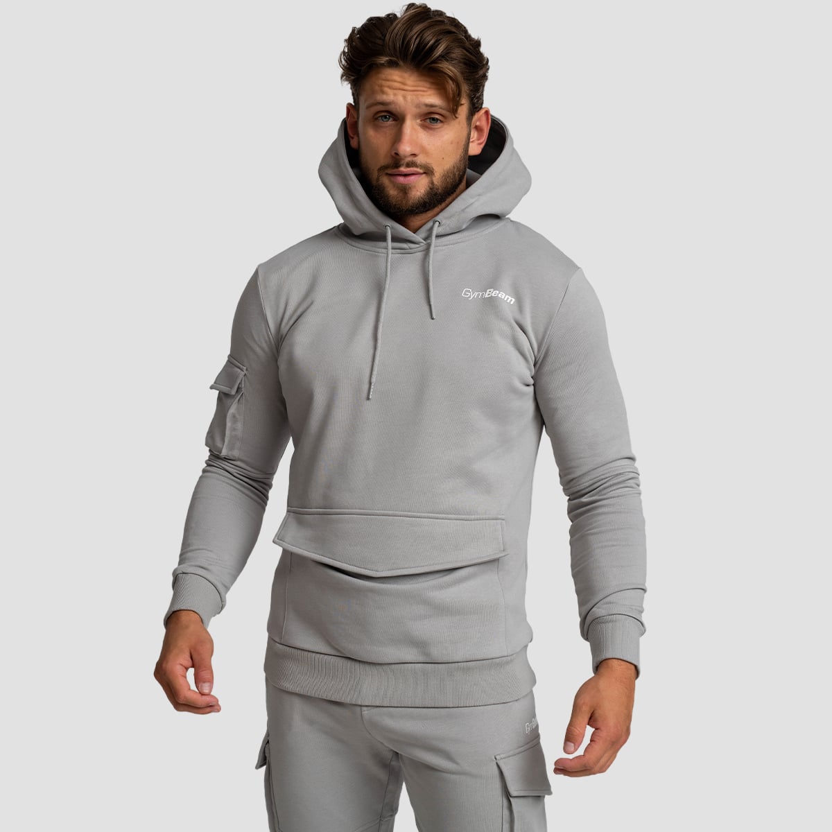 Men‘s TRN Hoodie Grey - GymBeam