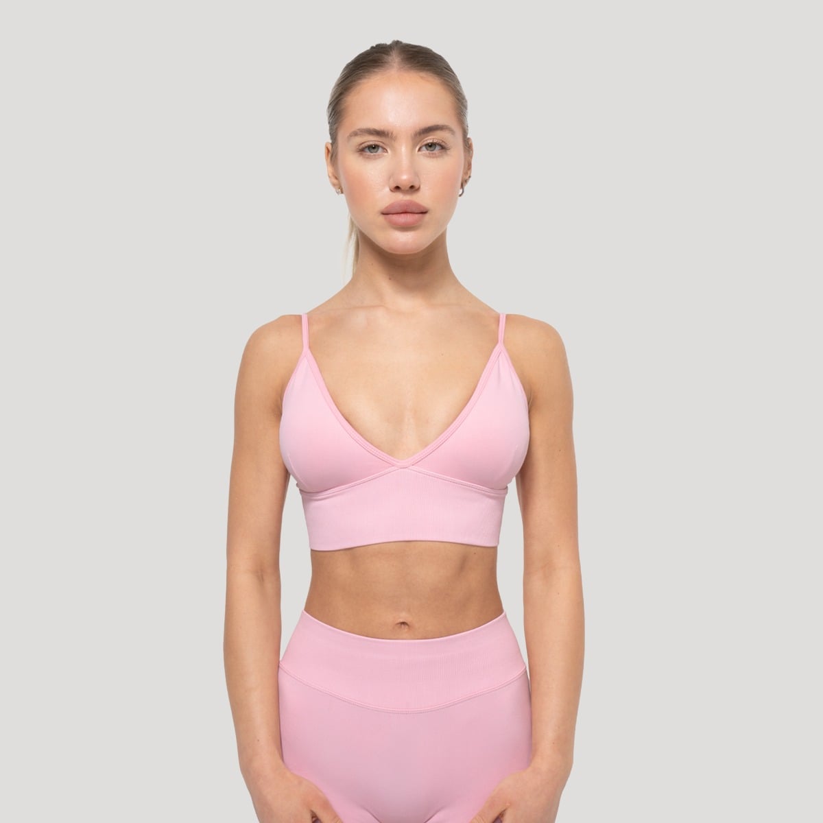 Luma Sport-BH in Baby Pink - GymBeam