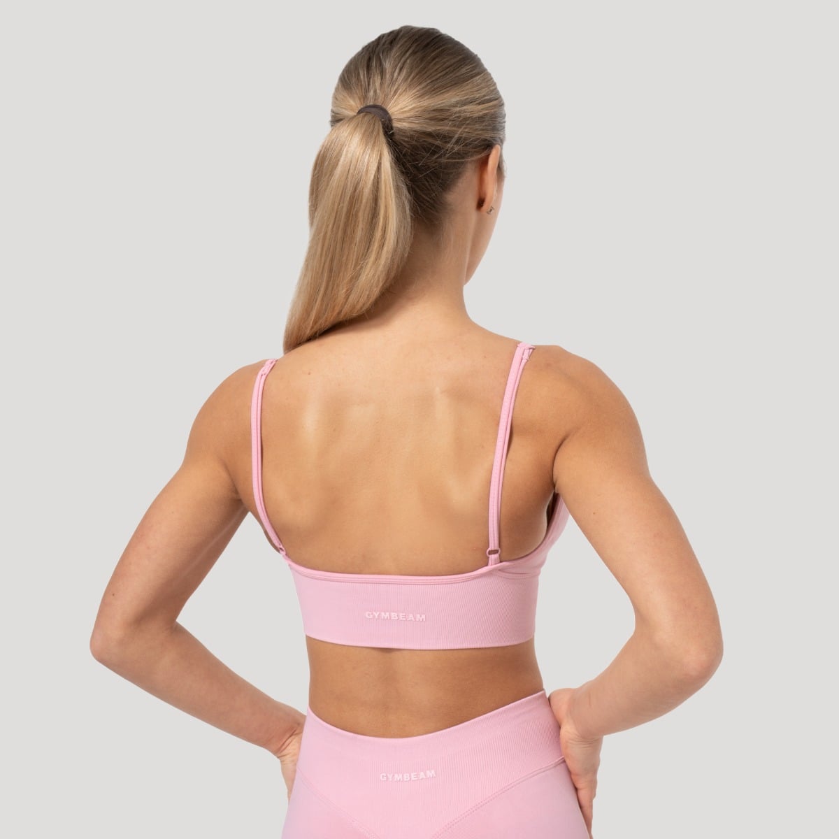 Luma Sport-BH in Baby Pink - GymBeam