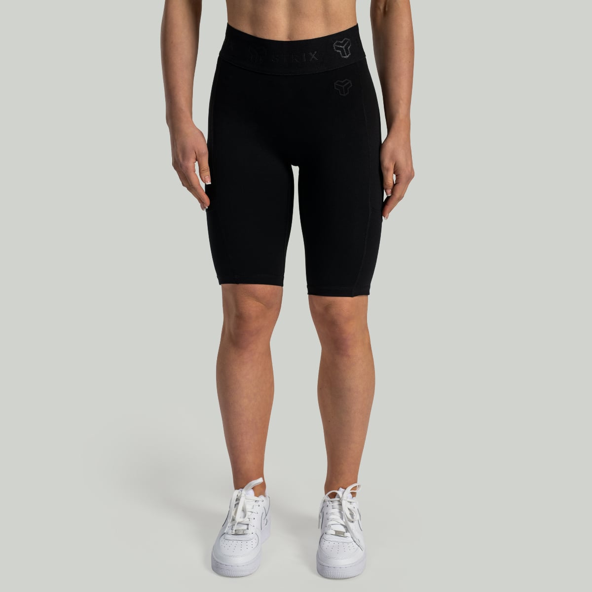 Lunar Biker Shorts Black - STRIX