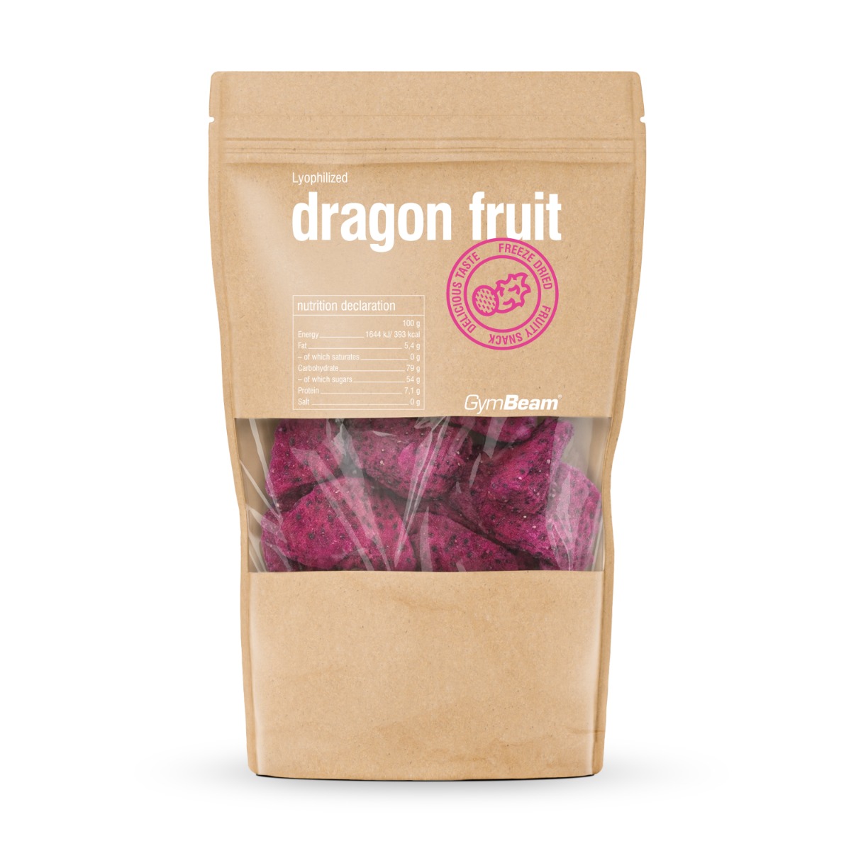 GymBeam Gefriergetrocknete Drachenfrucht 100 g