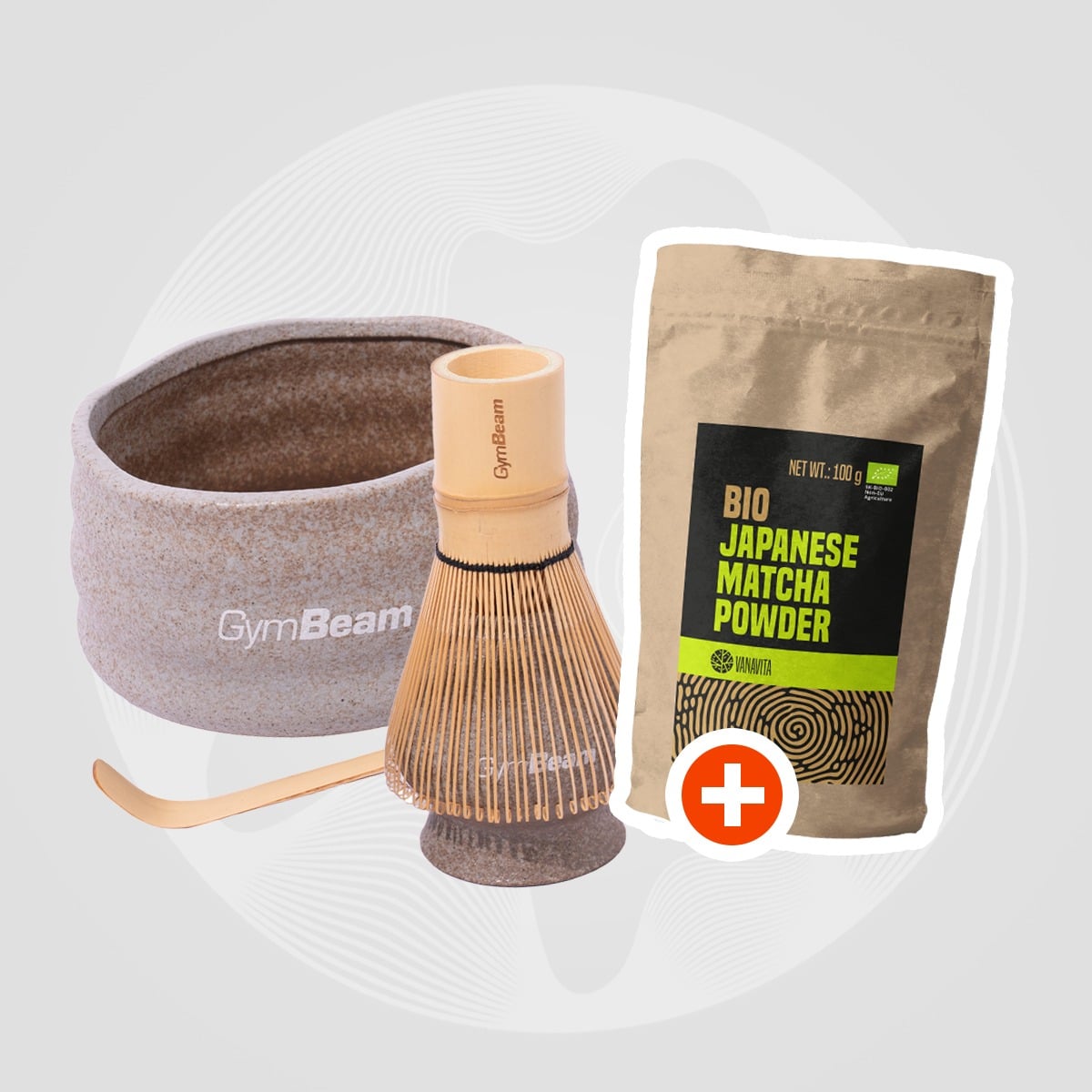 Matcha-Tee-Set - GymBeam + geschenk