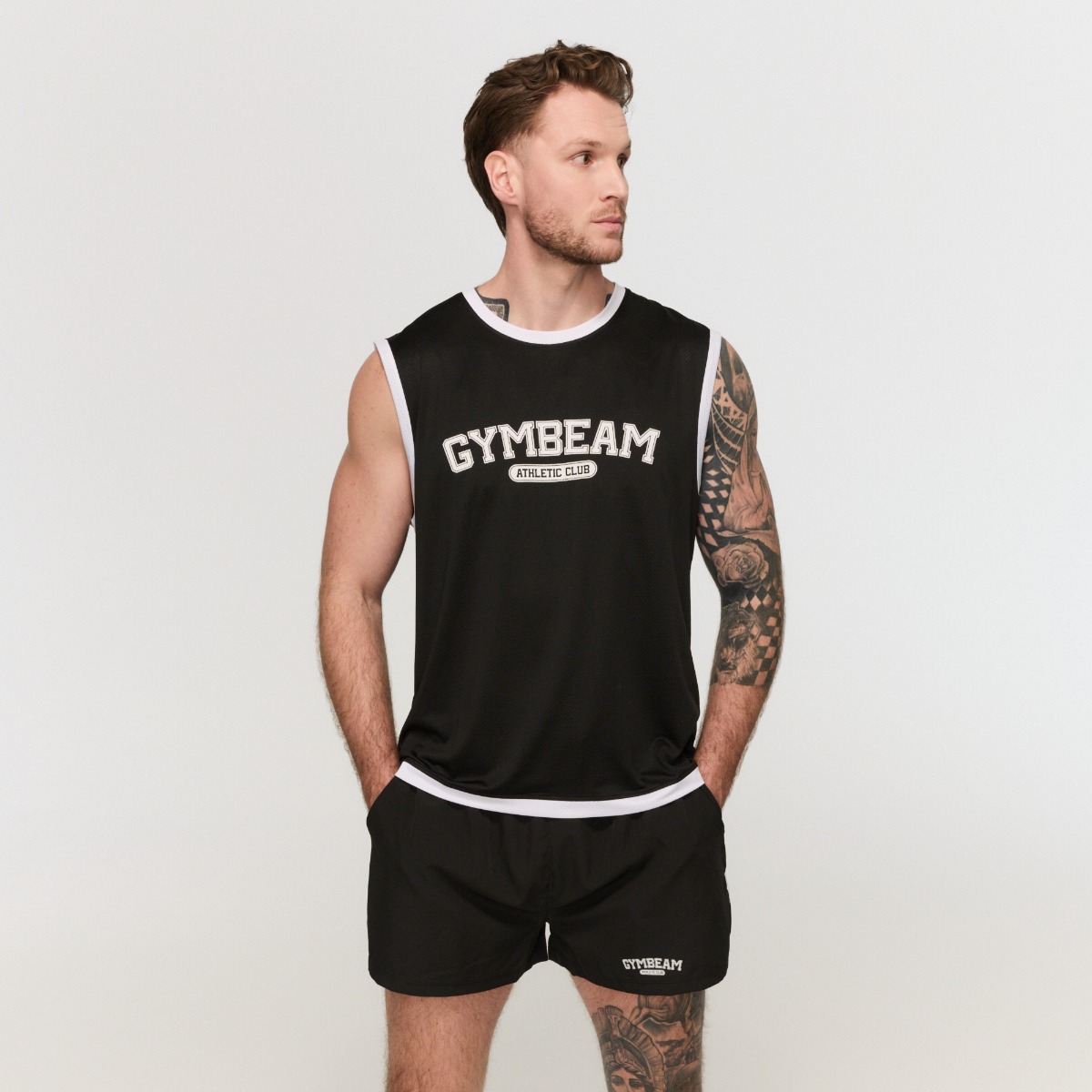 Varsity Tank Top für Männer in Black - GymBeam