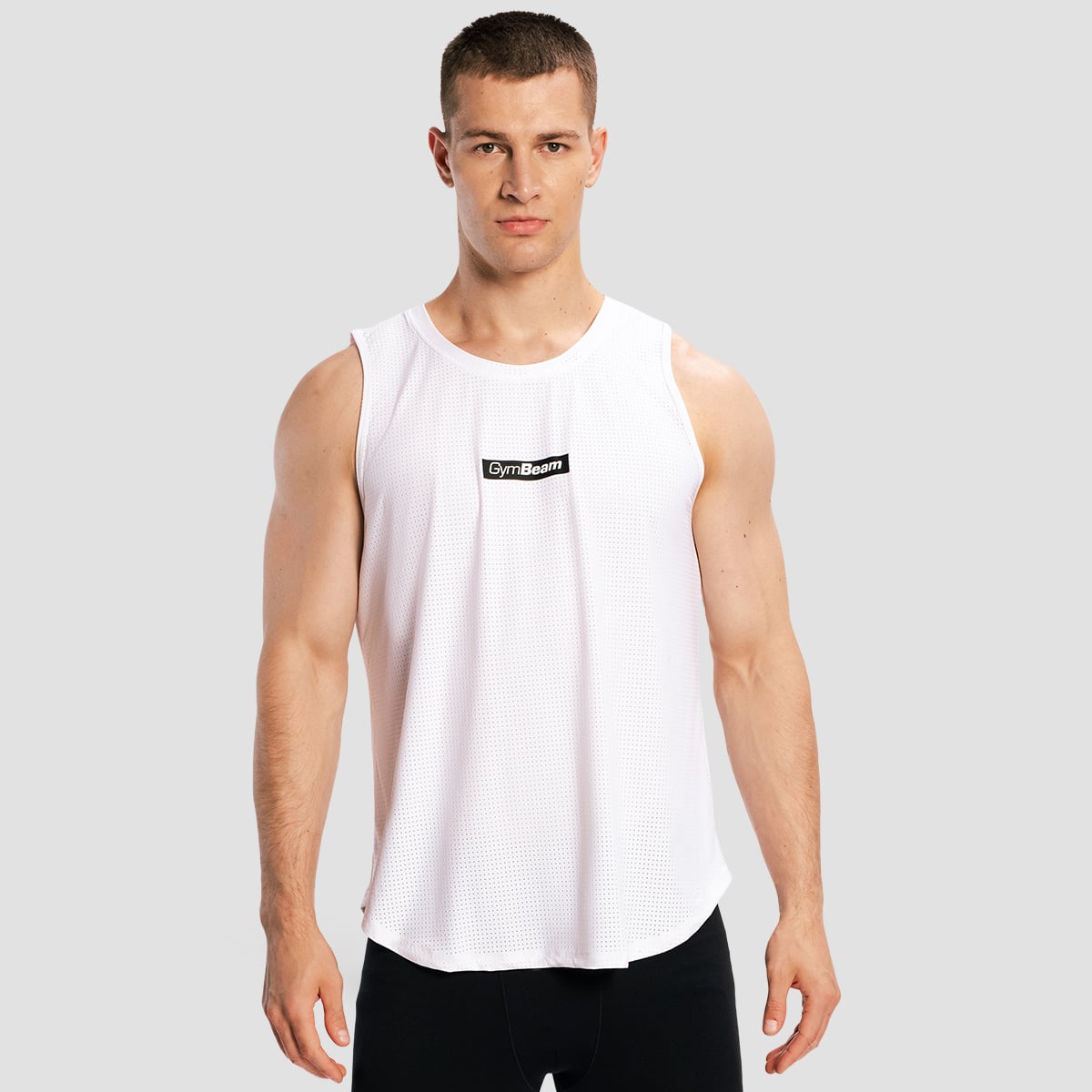 Combat Tank Top für Männer in White - GymBeam