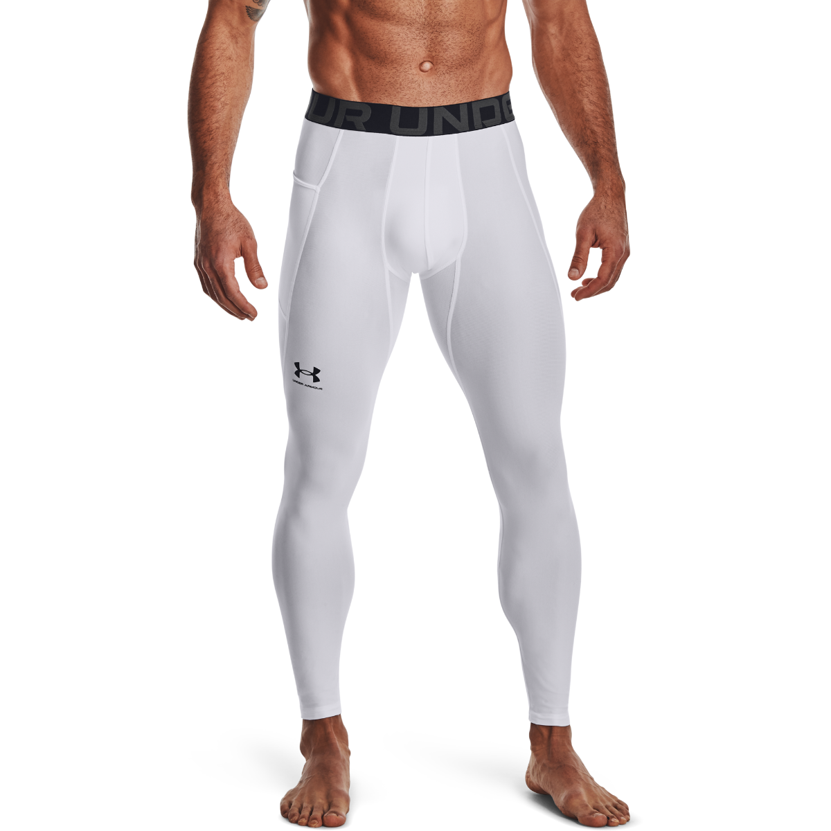 Men‘s Compression Leggings HG Armour White - Under Armour