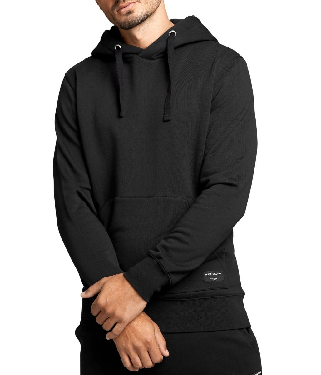 Borg Hood Centre Hoodie Black - BJÖRN BORG