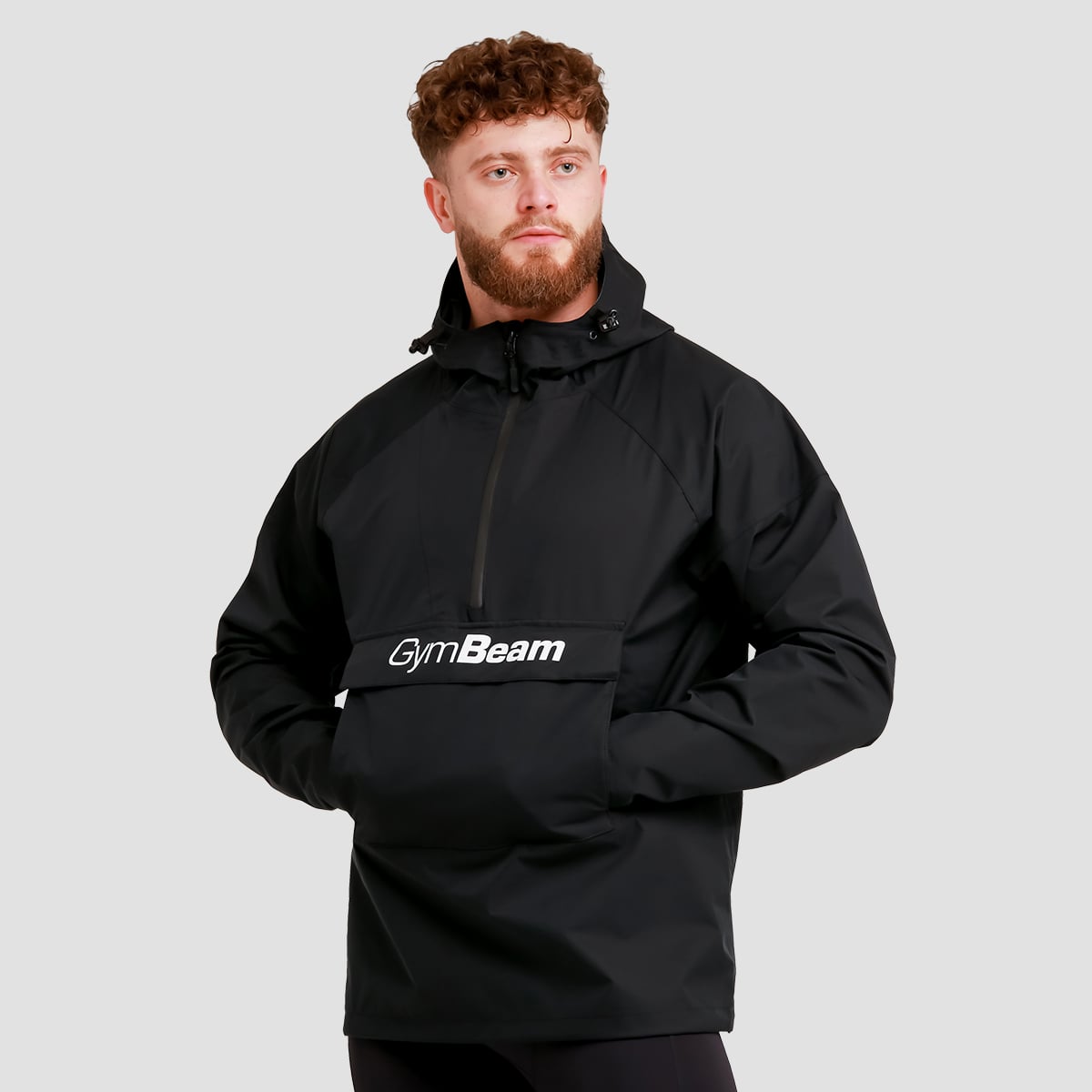 Regenjacke Smock für Männer in Black - GymBeam