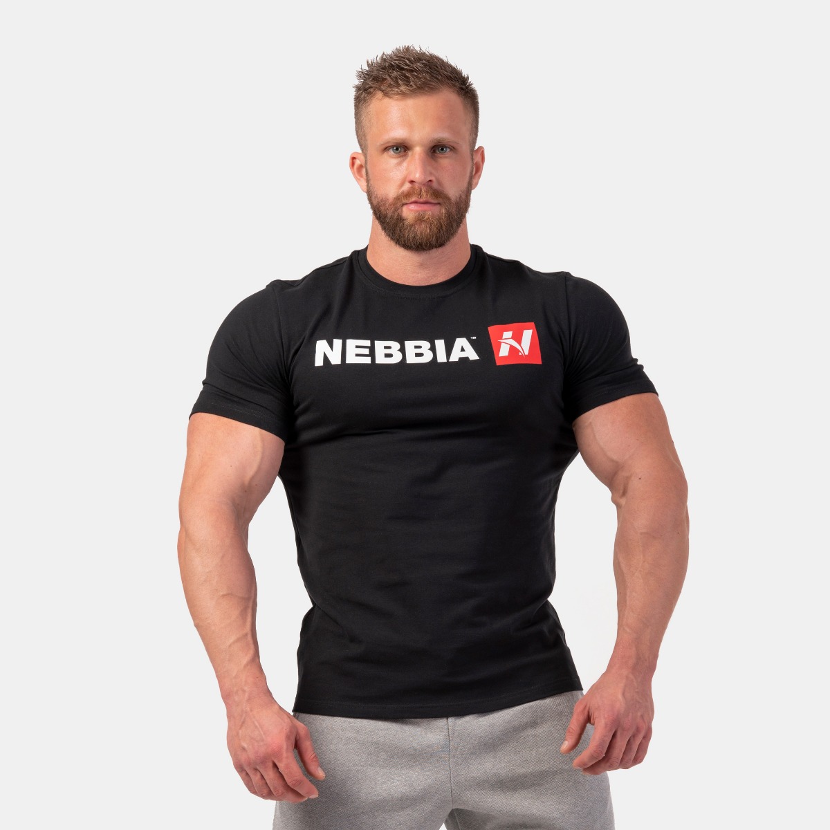 Men‘s T-shirt Red “N“ Black - NEBBIA