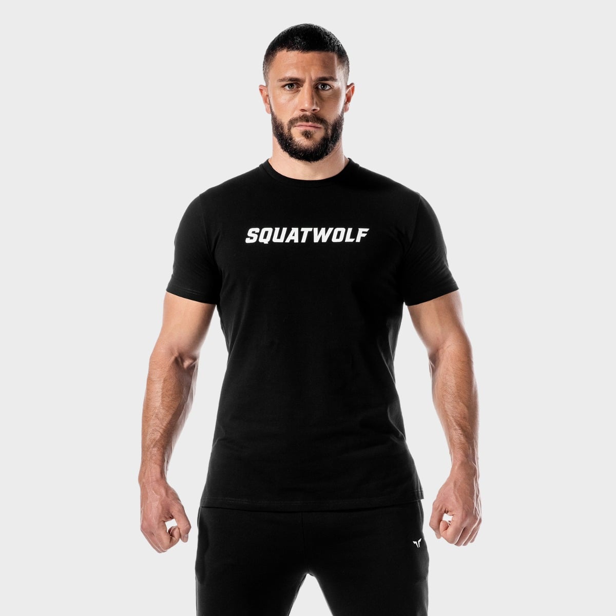 Men‘s Iconic Muscle T-Shirt Onyx - SQUATWOLF