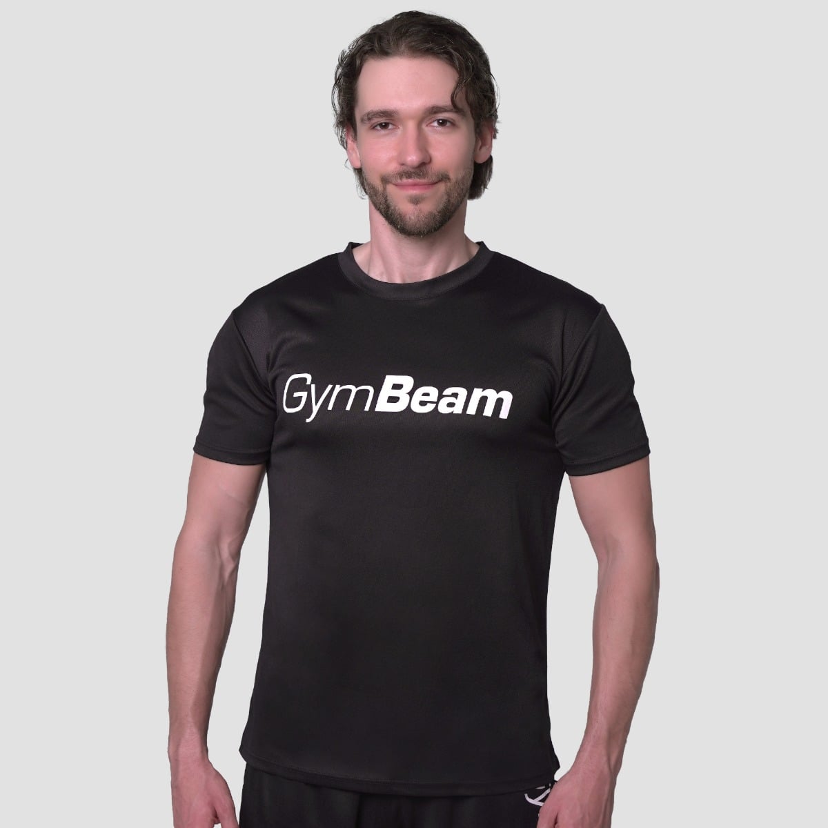 Mesh T-Shirt Essence Black – GymBeam