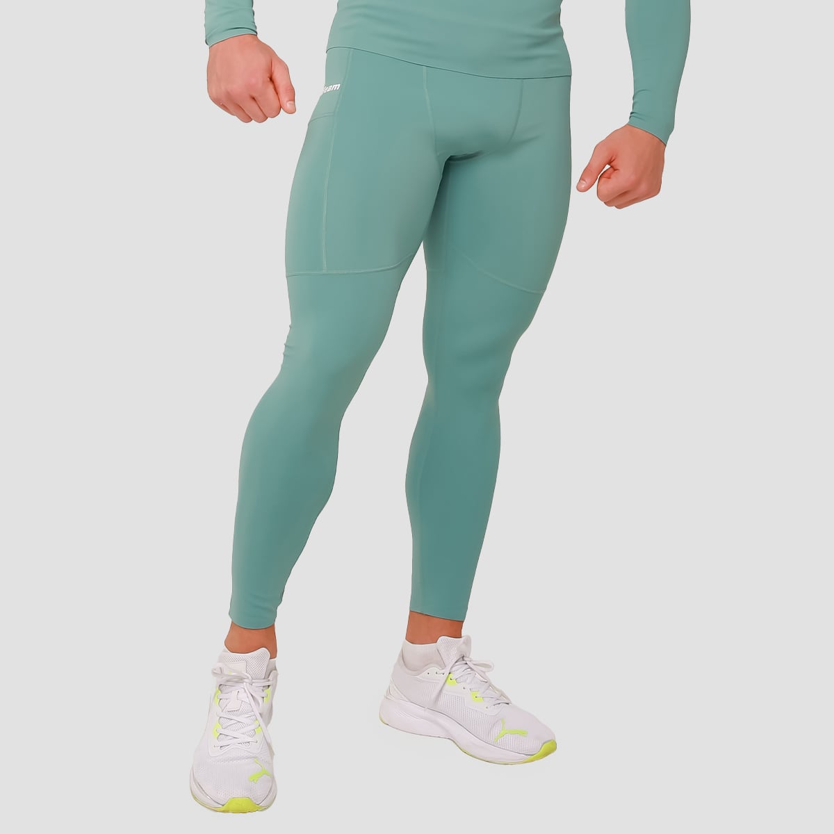 High Kompressionsleggings in Blue - GymBeam