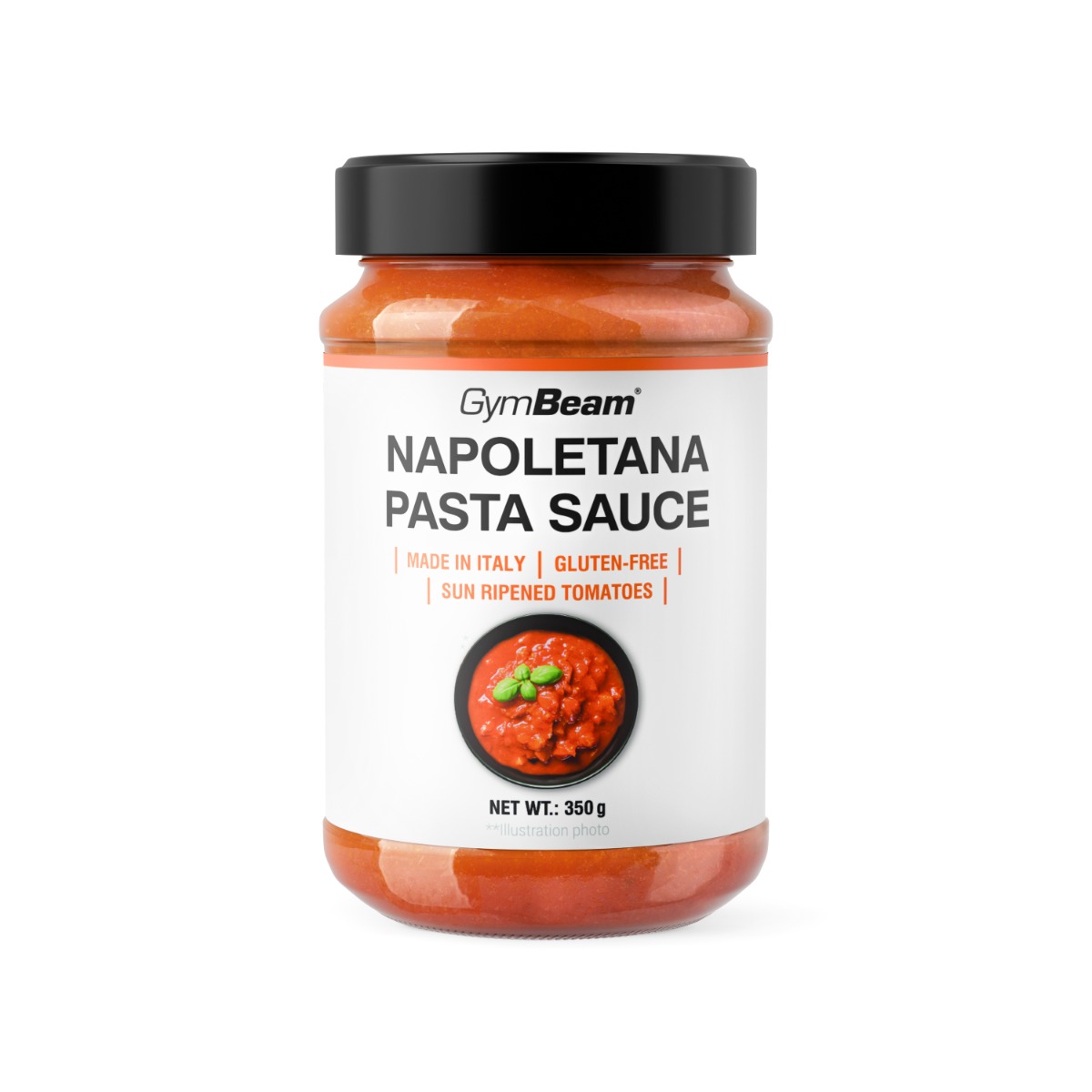 GymBeam Tomatensoße mit Zwiebel und Karotte Napoletana 350 g
