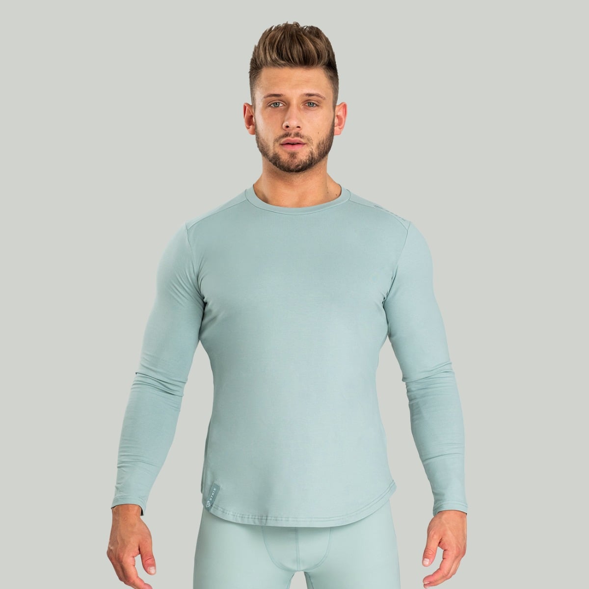 Nebula Long sleeve Tee Stone Blue - STRIX