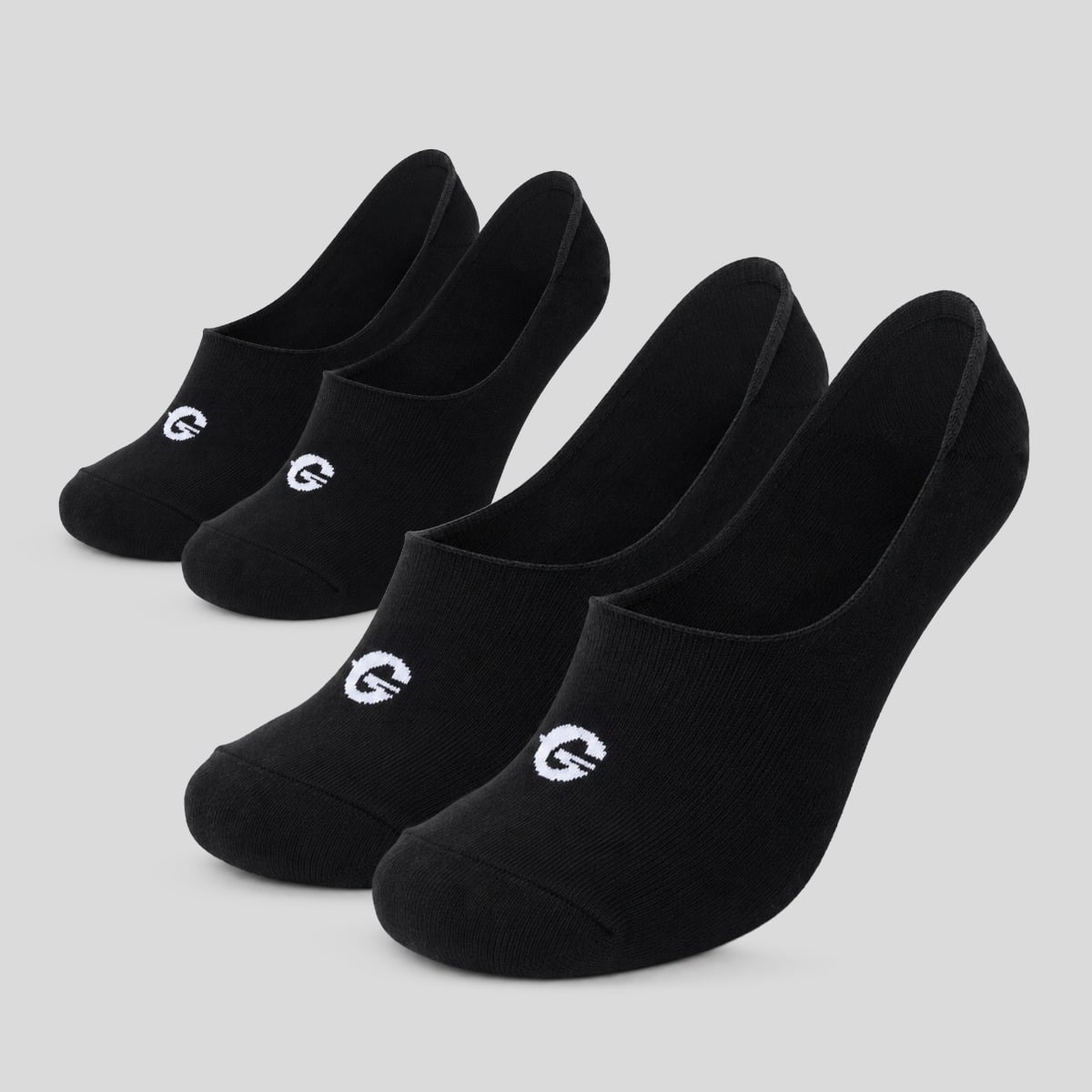 No-Show Socken im 2er-Pack in Black - GymBeam
