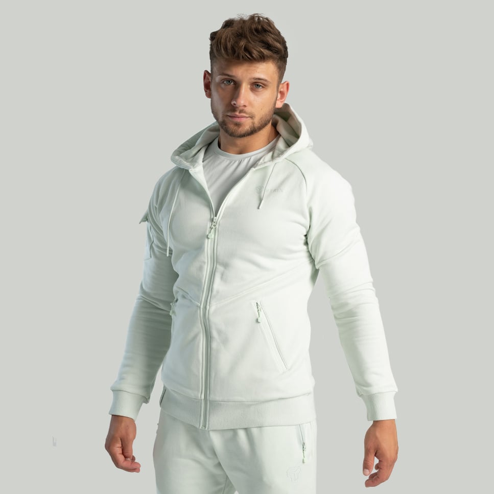 Nova Hoodie mit Reißverschluss in Moon Grey - STRIX