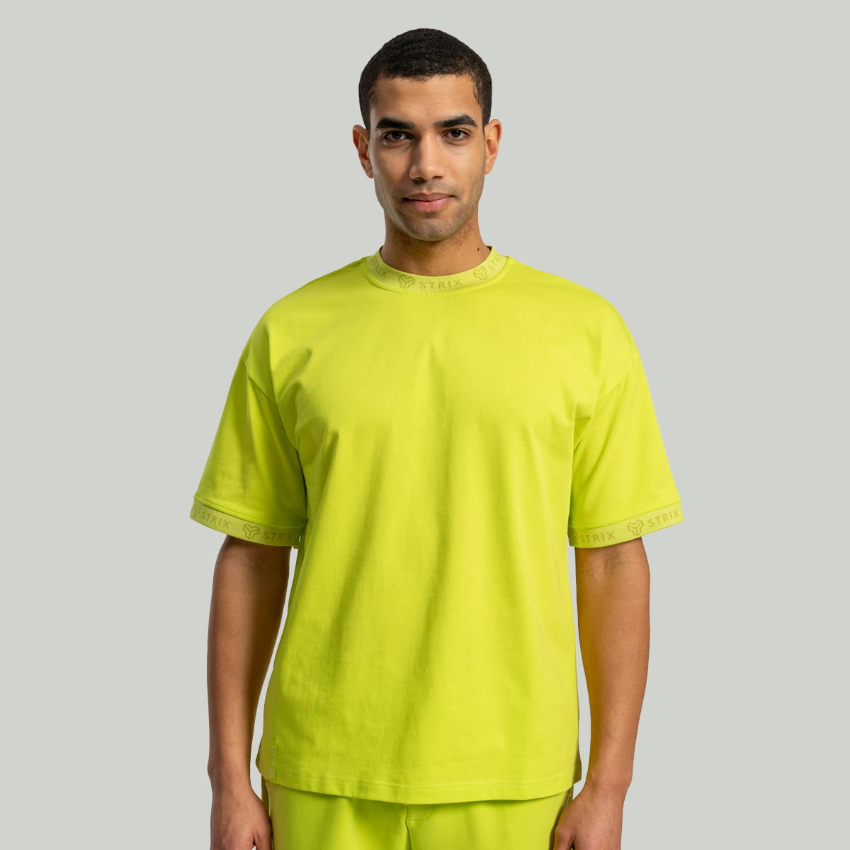 Oversized Heavy T-Shirt in Chartreuse - STRIX