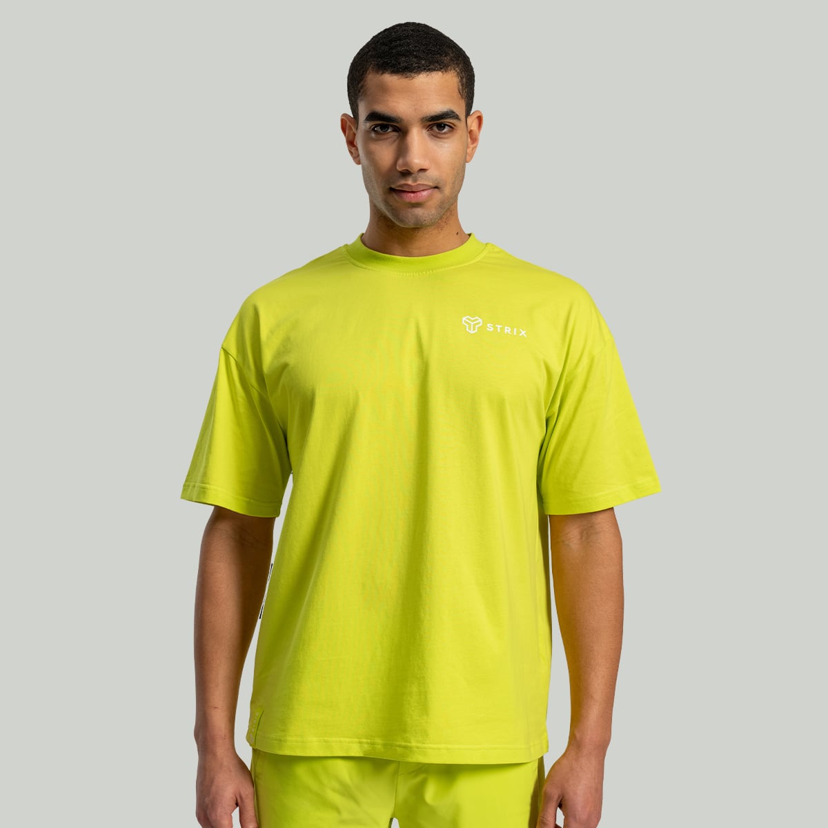 Oversized T-Shirt in Chartreuse - STRIX