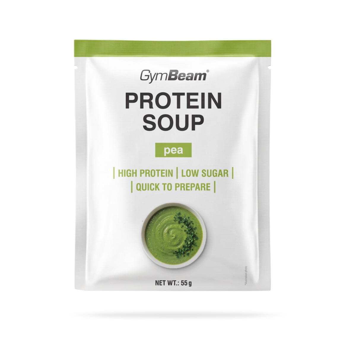 GymBeam Proteinsuppe (Erbse) 55 g